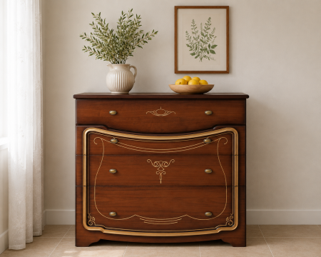 Comode - Comoda Olesia Nuc 91x44x85 cm