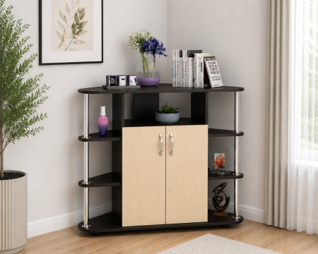 Comode - Comoda TV Colt Ro Wenge Mesteacan