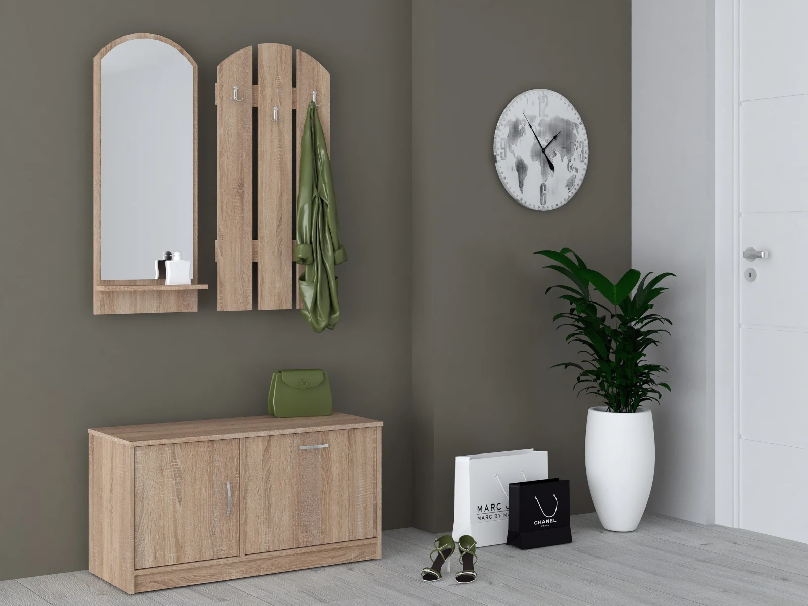 Cuiere - Cuier Nico Ro Sonoma 100x36x150 cm