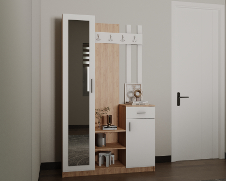 Cuiere - Cuier Punto Stejar K003 + Alb