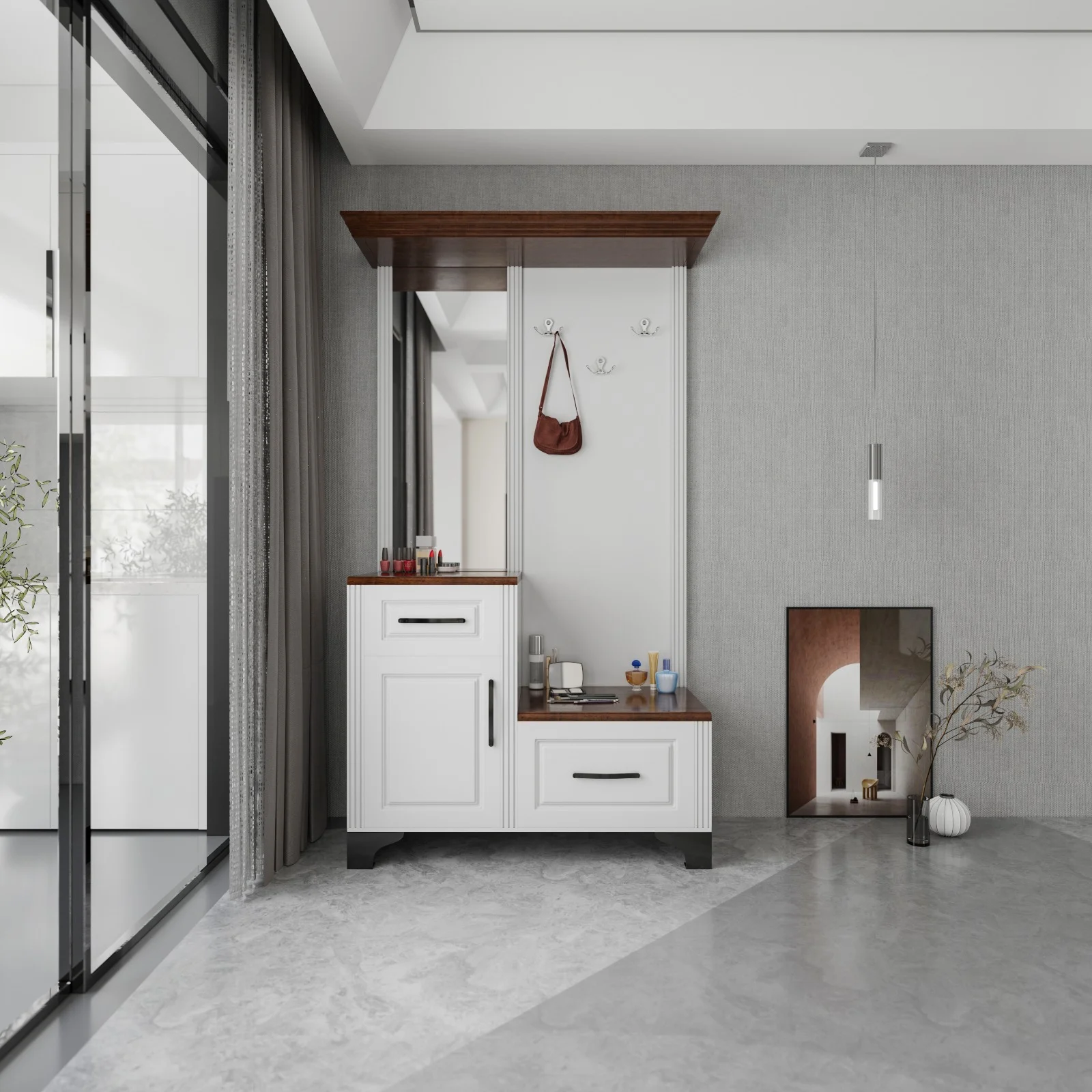 Cuiere - Cuier Rita 108 Alb 110x43x200cm