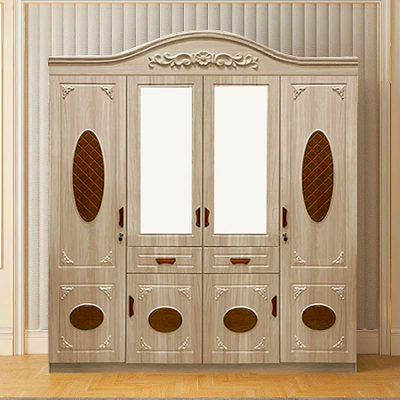 Dressinguri & Dulapuri - Dulap ZQE 017 MDF 6U 2S 200x215x52cm