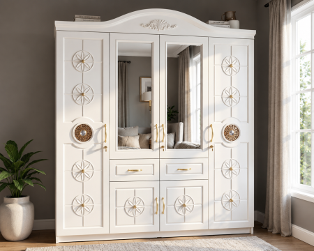 Dressinguri & Dulapuri - Dulap ZQE 021 MDF 6U/2S 200x215x52 cm