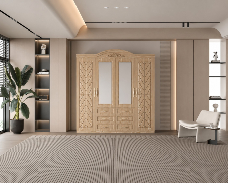 Dressinguri & Dulapuri - Dulap ZQW 009MDF 4U/6S 200x52x215 cm
