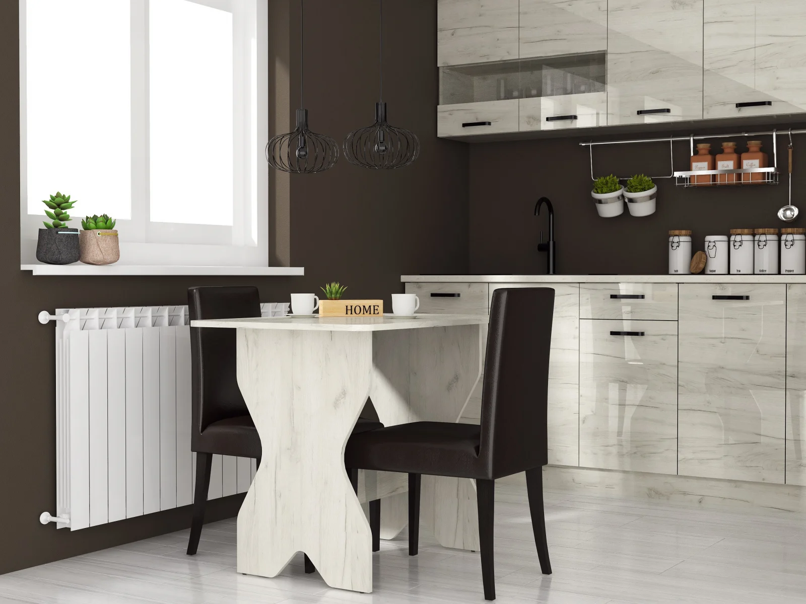 Mese - Masa de bucatarie KC-1 Ro Stejar K001