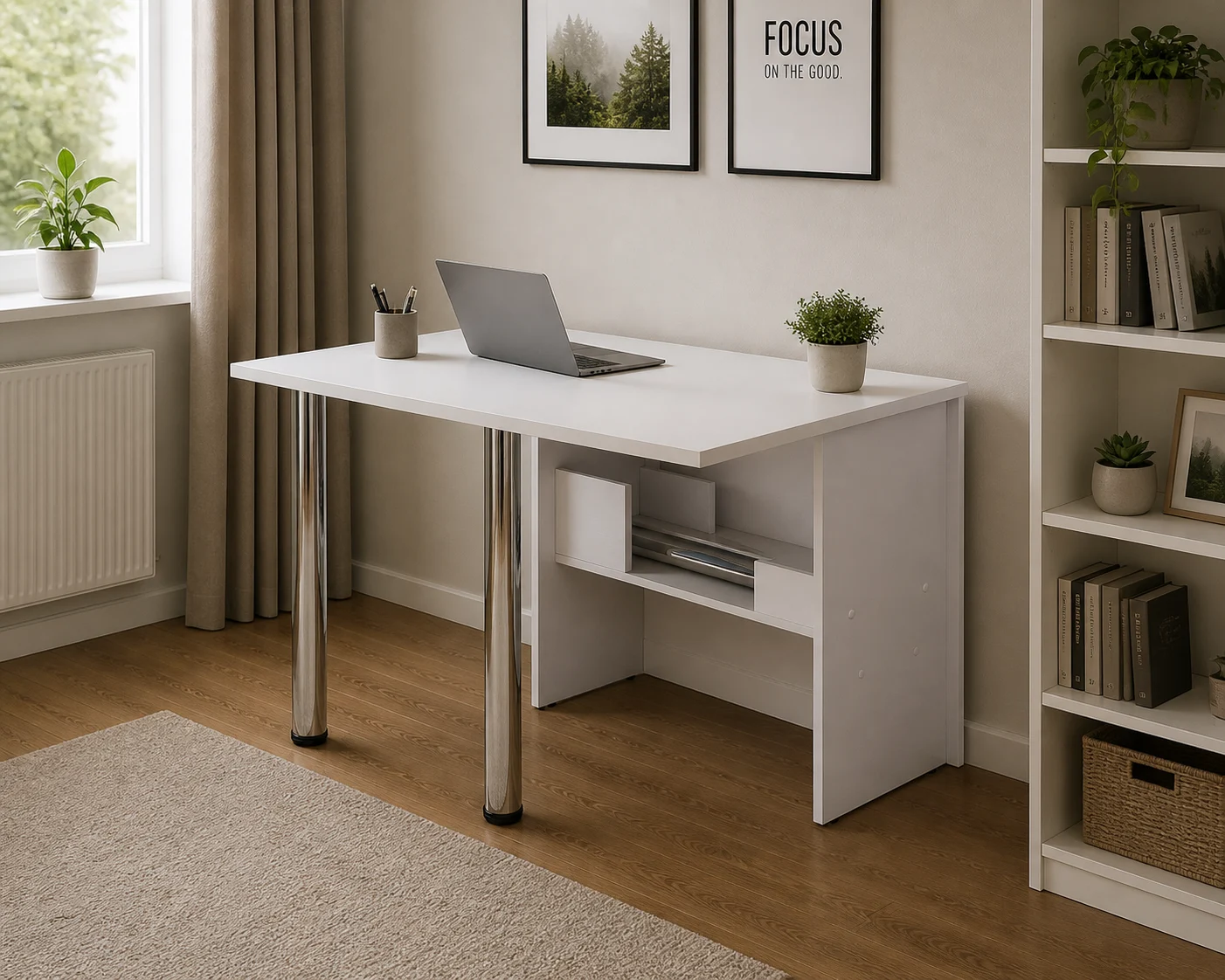 Mese - Masa plianta Lux Alb Ro 170x81x74 cm
