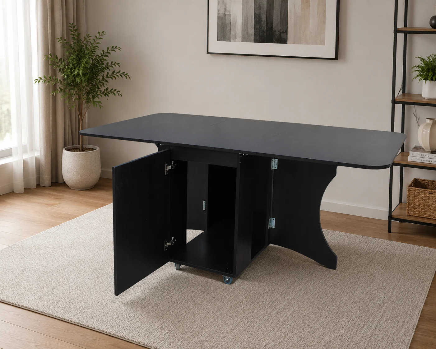 Mese - Masa plianta Ro 6S Wenge 177x95x75 cm