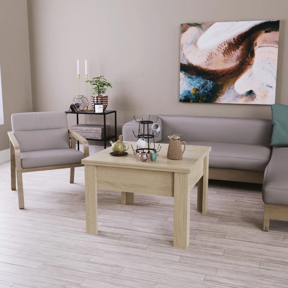 Masute - Masa Transformer Comfort Light Sonoma