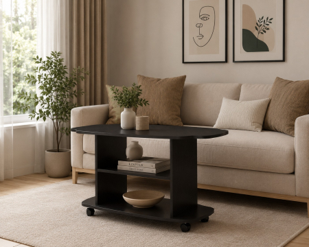 Mobila Hol - Masuta De Cafea Twist Ro Wenge 100x60x54 cm