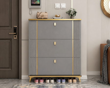 Pantofare - Pantofar 602 MDF Grey 100x24x118 cm