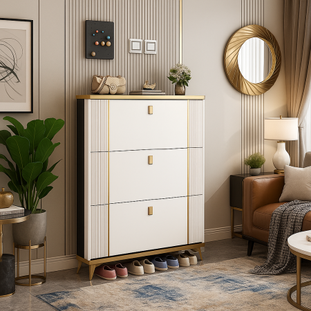 Mobila Hol - Pantofar Lara Alb