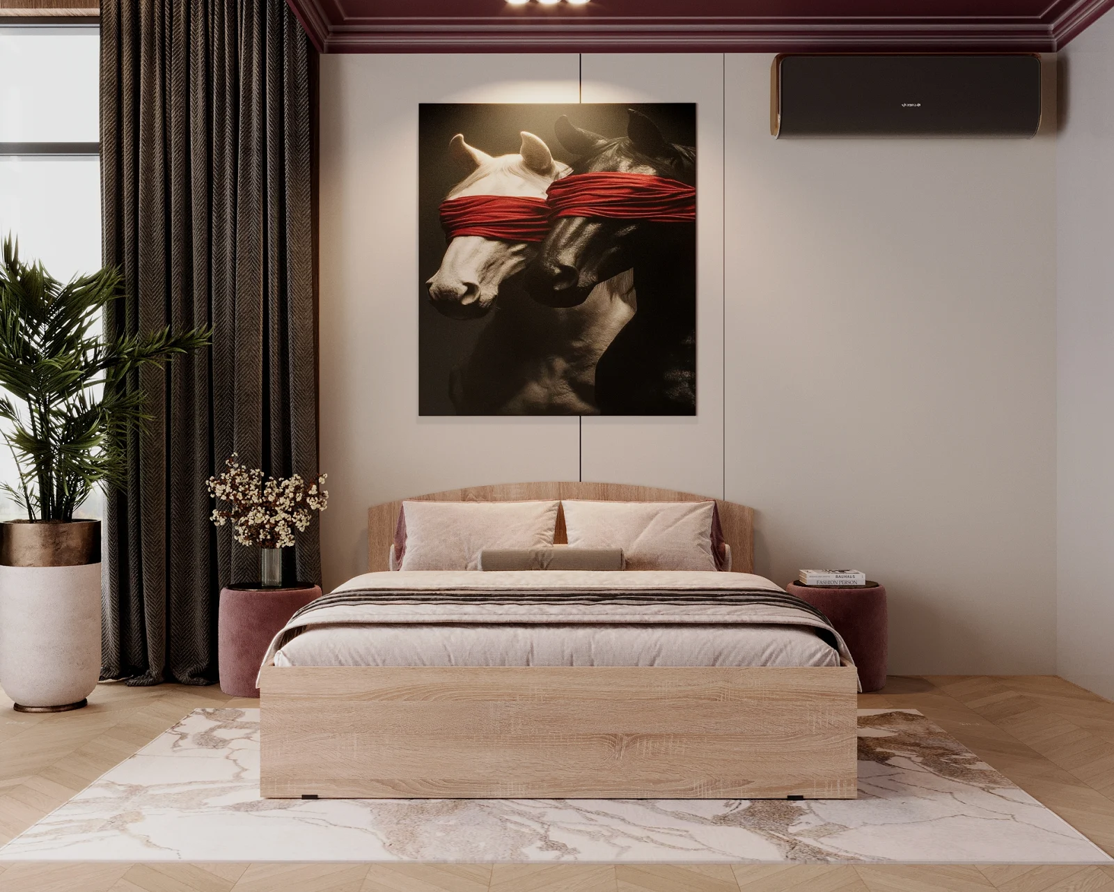 Paturi - Pat Mijloc 160 Sonoma