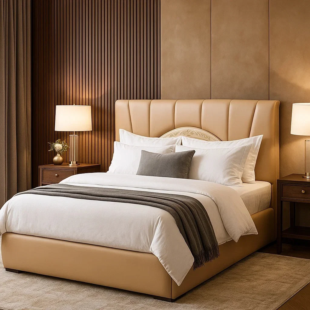 Mobila Dormitor - Pat Mijloc Tapitat Line 10