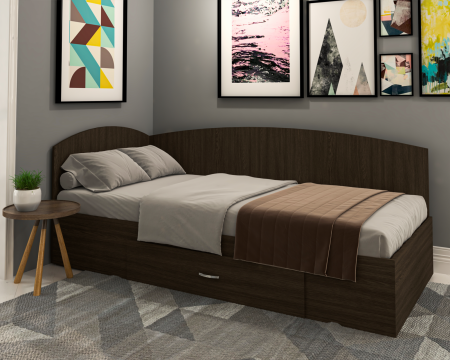 Mobila Dormitor - Pat Teo Colt 90 Wenge