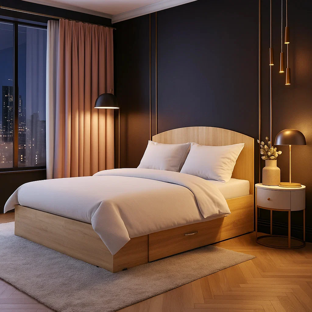 Paturi - Pat Teo Mijloc 120 Sonoma