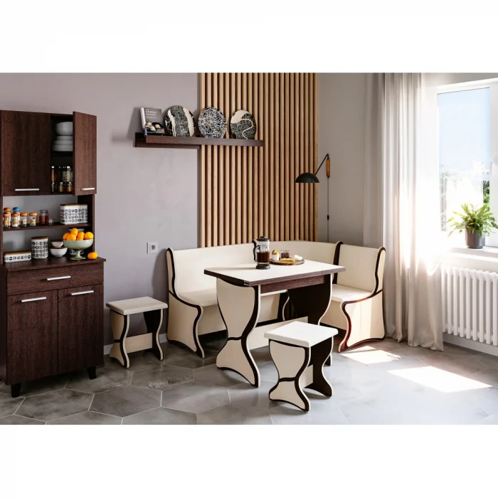 Coltare de Bucatarie - Set coltar bucatarie Argentina Wenge Fildes