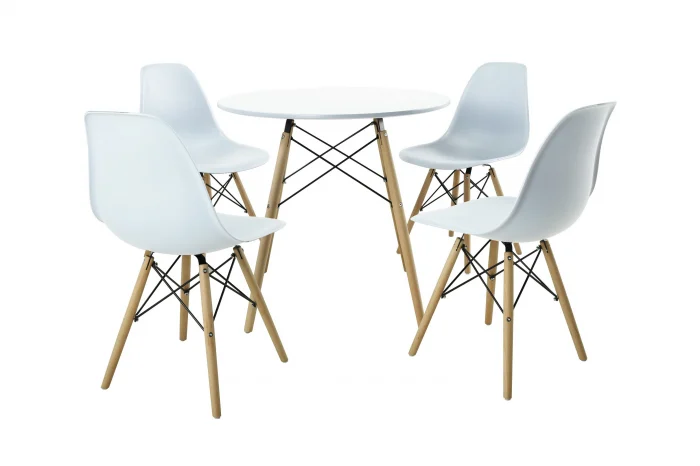 Seturi Dining - Set masa DA151W cu 4 scaune DA232W