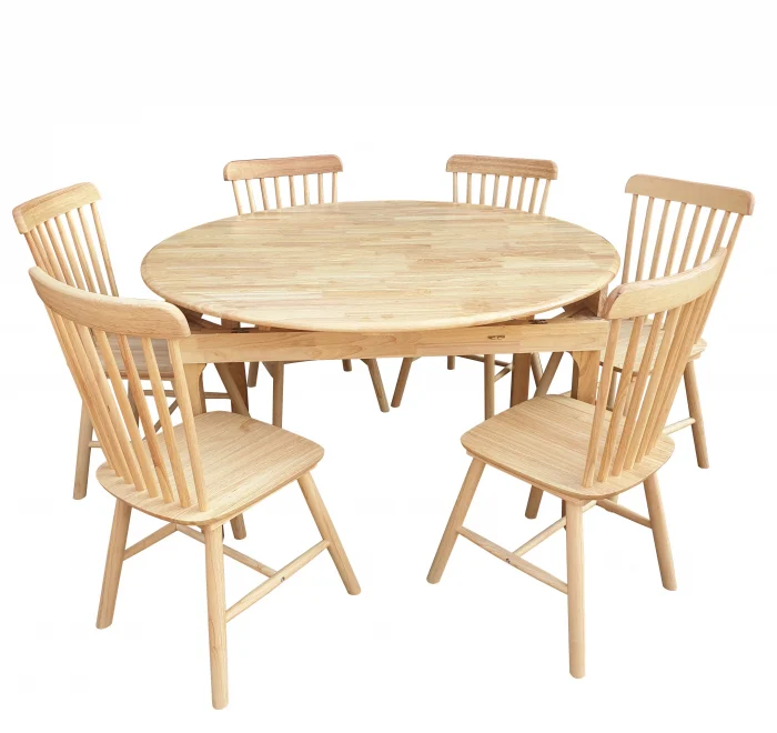 Seturi Dining - Set masa Geo cu 6 scaune Fag