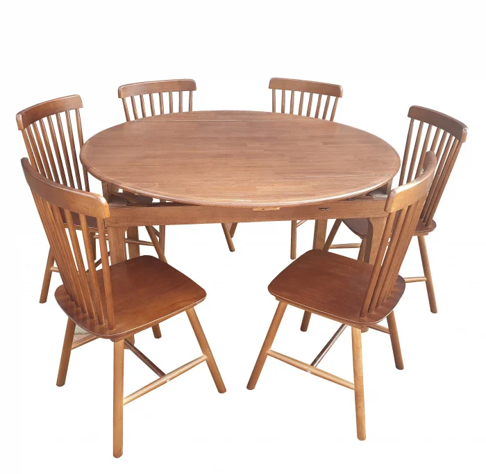 Seturi Dining - Set masa Geo cu 6 scaune Nuc