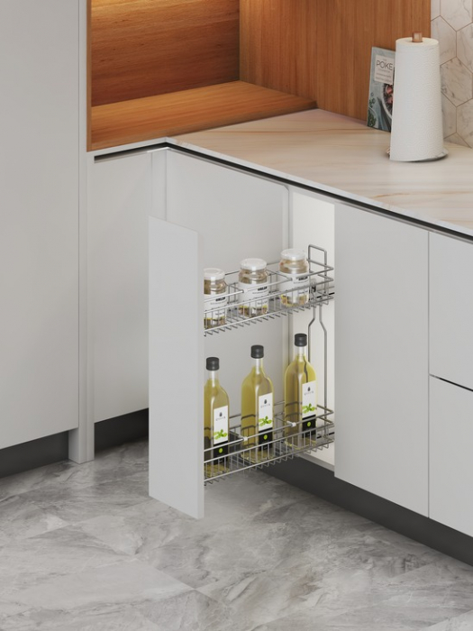 Coș Jolly Premium Classic cu 2 niveluri, extragere totală cu mecanism amortizare şi autoînchidere [2]