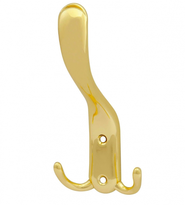 Cuier / carlig pentru mobila Auriu Lucios 160 mm x78 mm [1]