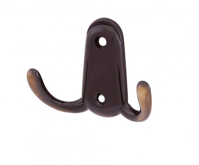 Cuier / carlig pentru mobila Bronz antichizat 55 mm x78 mm [1]