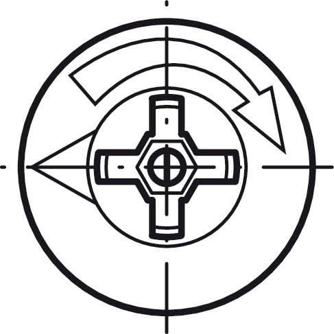 Demontabil Minifix 15 mm, zincat lucios, fara guler [4]