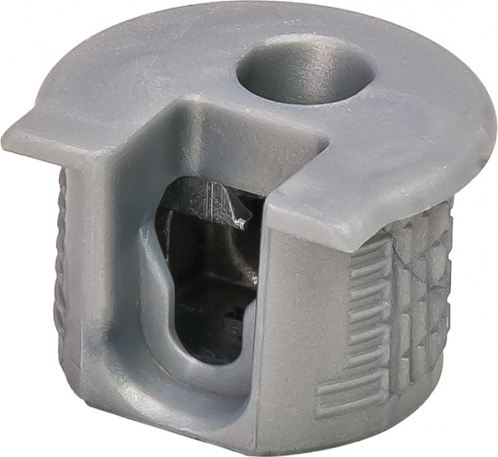 Demontabil pal 19 mm, alb aluminiu, Sistem Rafix 20, plastic [1]