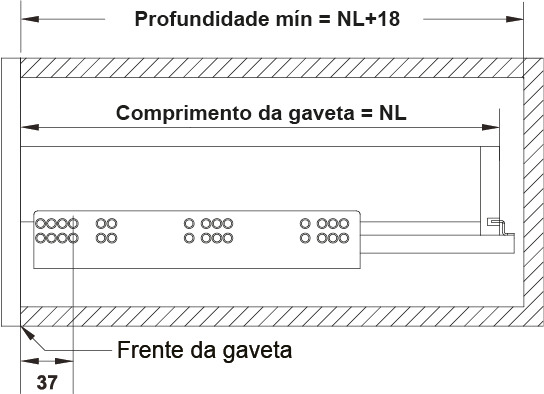 Glisiere sub sertar Matrix UM A30, 350 mm, extragere totală, cuplaje fixare sertar cu reglaj 3D, cu mecanism amortizare și autoinchidere [5]