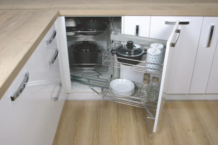 Mecanism cu 4 cosuri pentru corp de colt 900 mm, model MAXXIM, amortizare integrata [2]