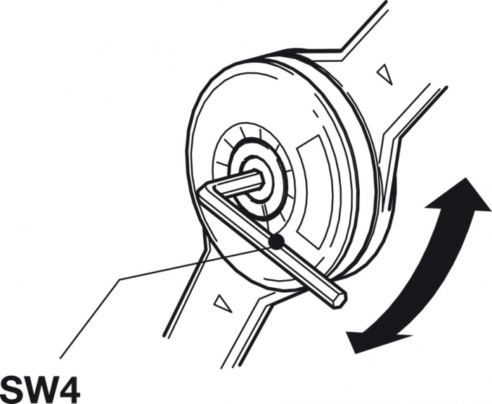 Mecanism Duo standard tip foarfeca pentru susținere sau rabatare usa [8]