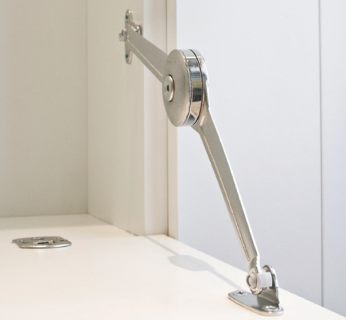 Set mecanism Duo standard, pentru susținere sau rabatare front de mobilier din lemn/PAL/MDF sau ramă din aluminiu [5]