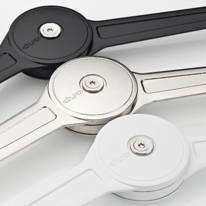 Set mecanism Duo standard, pentru susținere sau rabatare front de mobilier din lemn/PAL/MDF sau ramă din aluminiu [3]