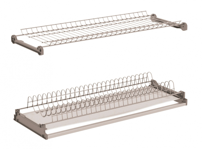 Scurgator vase Deluxe, 2 nivele, corp 800mm, inox [1]