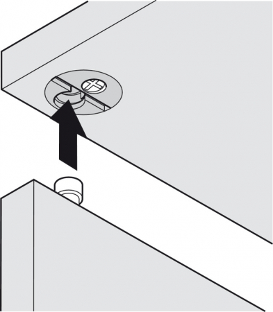 Bolț de conectare, Tofix, pentru gaură cu diametrul de 5 mm [2]