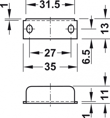 Broască pentru înșurubat cu zăvor cu arc, cu cilindru de închidere cu plăcuțe [3]