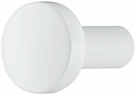 Butoni - Buton pentru mobilier 20 mm, alb mat