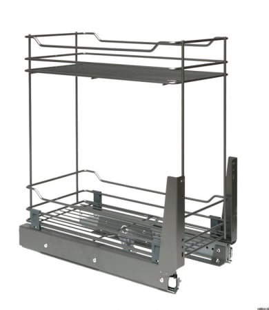 Solutii pentru bucatarie - Cos Jolly Standard, 300/245x450x470 cu 2 nivele, extragere totala cu mecanism amortizare si autoinchidere