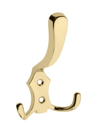 Cuiere si carlige - Cuier / carlig pentru mobila Auriu Lucios K24 122 mm x78 mm