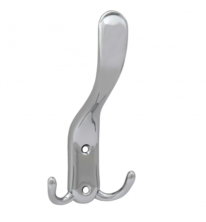 Cuiere si carlige - Cuier / carlig pentru mobila Crom lucios 160 mm x78 mm