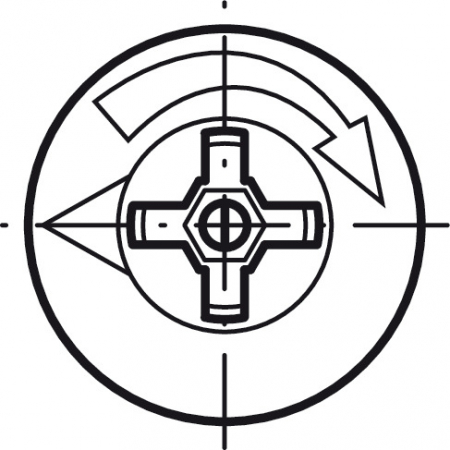 Demontabil Minifix 15 mm, zincat lucios, fara guler [3]