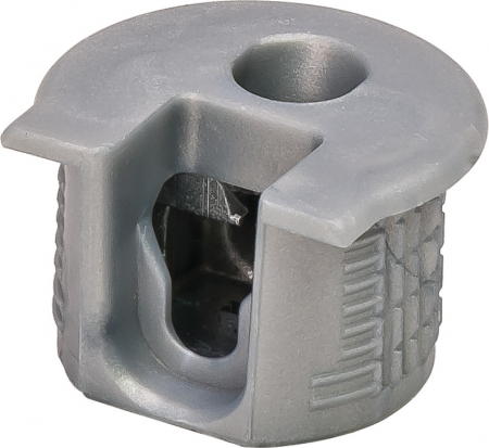 Conectori - Demontabil pal 19 mm, alb aluminiu, Sistem Rafix 20, plastic