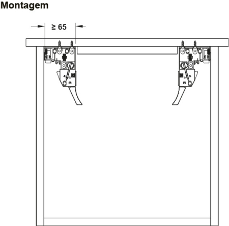 Glisiere sub sertar Matrix UM A30, 350 mm, extragere totală, cuplaje fixare sertar cu reglaj 3D, cu mecanism amortizare și autoinchidere [3]