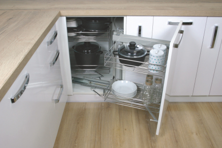 Mecanism cu 4 cosuri pentru corp de colt 900 mm, model MAXXIM, amortizare integrata [1]