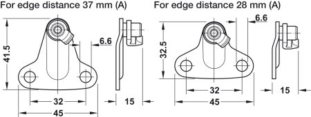 Set mecanism Duo standard, pentru susținere sau rabatare front de mobilier din lemn/PAL/MDF sau ramă din aluminiu [5]