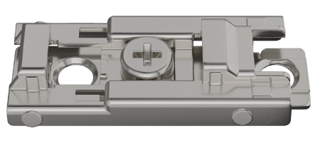 Balamale mobilier - Plăcuță de montaj pentru balamale Metalla 310 SM CLIP, dreaptă (liniară), cu excentric, reglaj înălțime ±2 mm