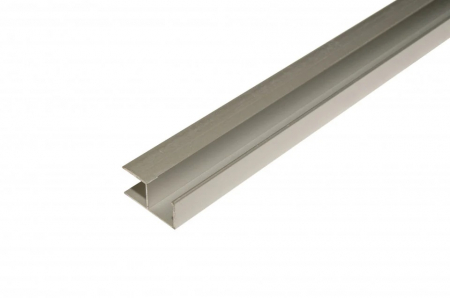 Glisiere sertare - Profil maner Y ECO 2.5M, finisaj aluminiu