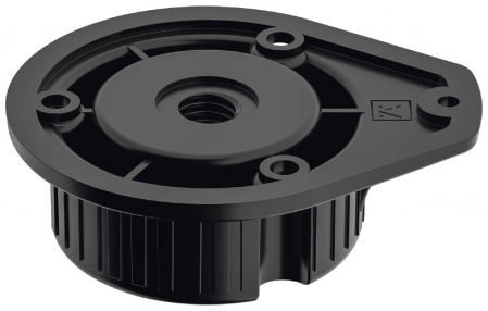 Solutii pentru bucatarie - Suport fixare picior, AXILO 48, plastic, negru