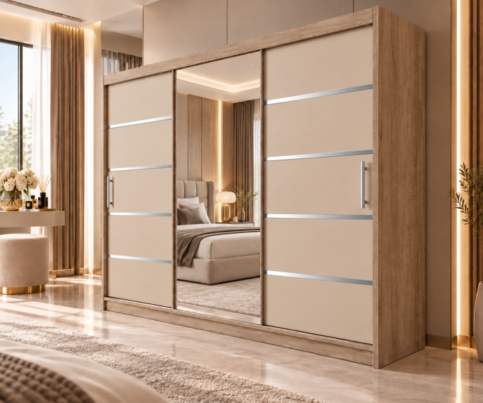 Dressing Emporio 250x200 Cașmir și Sonoma Cu Oglindă [2]