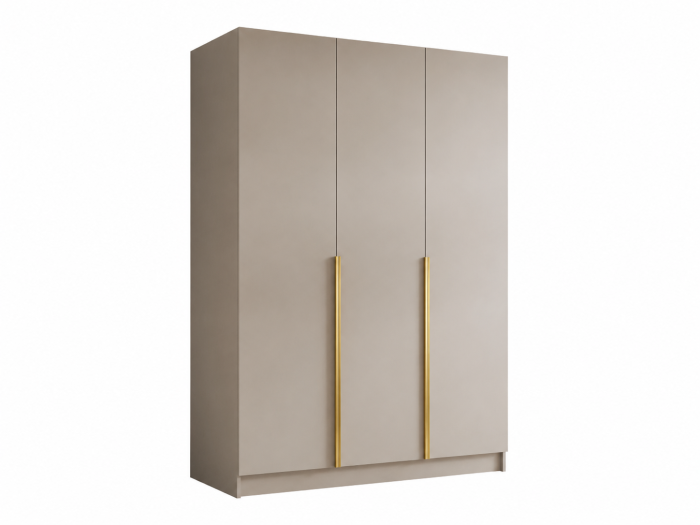 Dulap Clasic 3 uși 120x200 cu Detalii Aurii [3]